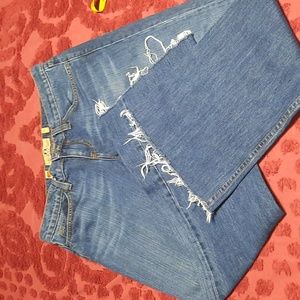 Juicy Couture Jeans size 30 raw hem